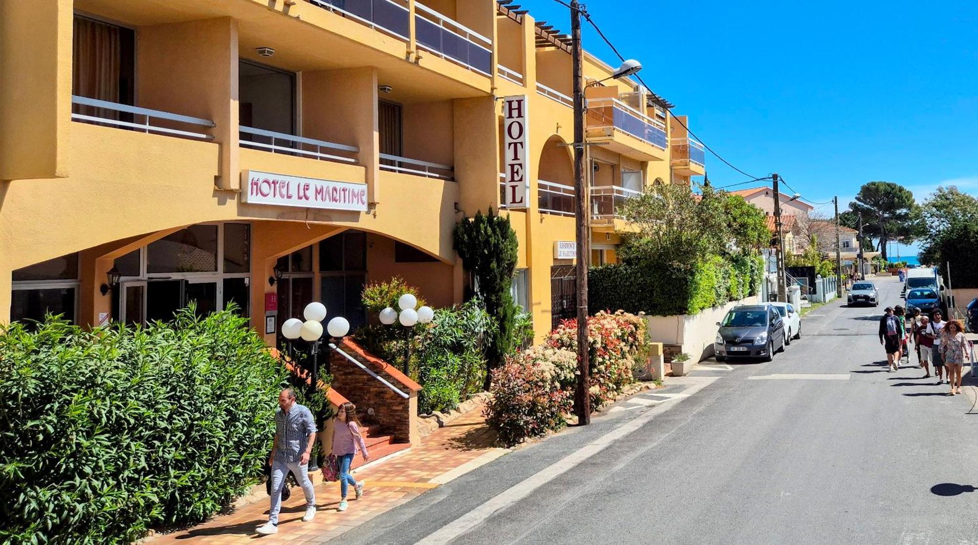 Hotel Le Maritime Argelès-sur-Mer Exterior foto